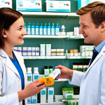 Modern Apotheek with Robot Assistance**

"A bright and clean modern Dutch apotheek (pharmacy) interior, featuring a friendly pharmacist assisting a customer. In the background, a robotic arm is dispensing medications. The pharmacist is wearing a professional lab coat and the customer is casually but modestly dressed. Safe for work, appropriate content, fully clothed, professional, perfect anatomy, correct proportions, well-lit, family-friendly. Focus on technology enhancing customer service."

**